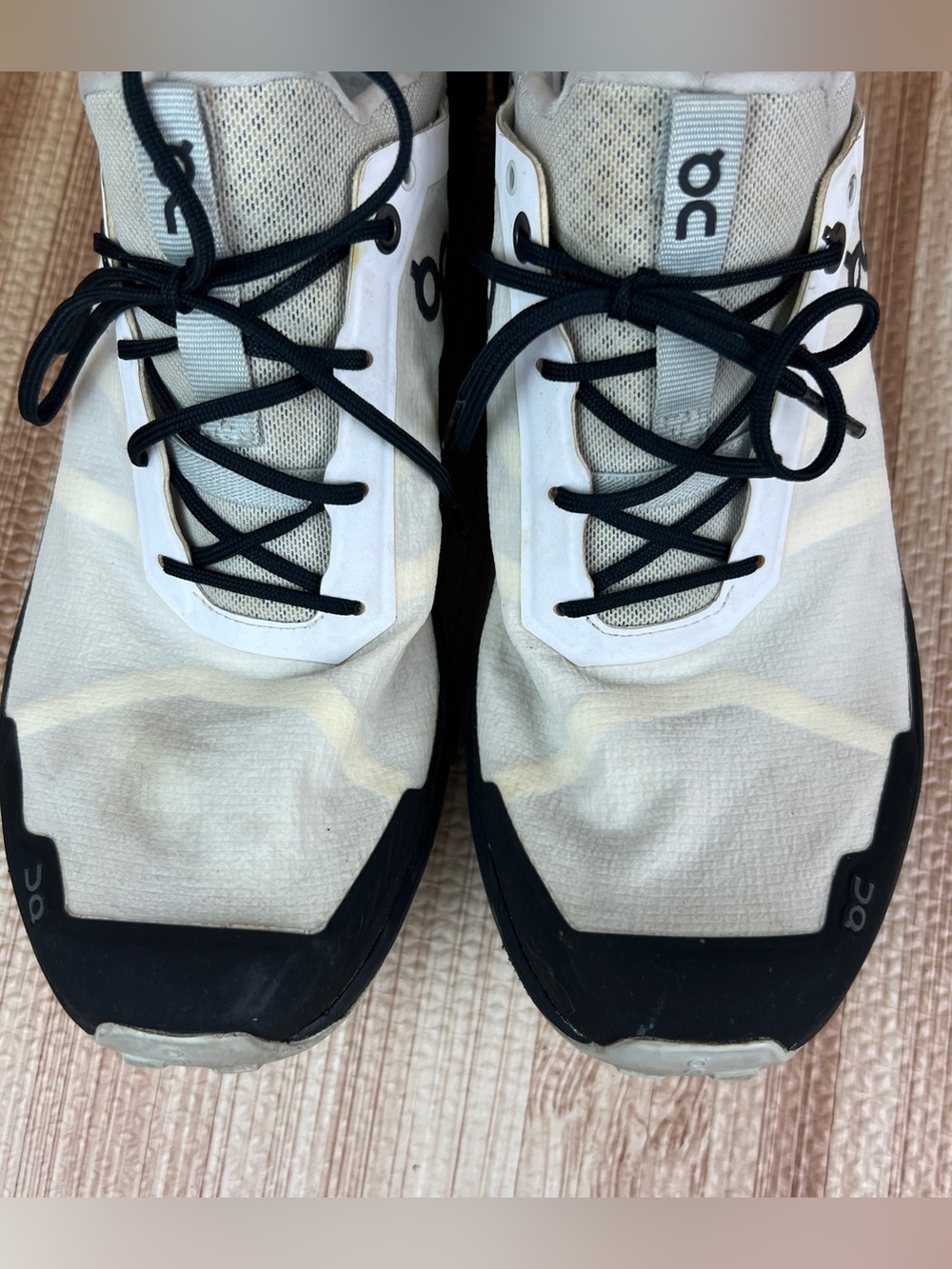 On Cloud Cloudventure Peak White Black Trail Running Shoes Womens 9.5 - Picture 4 of 12